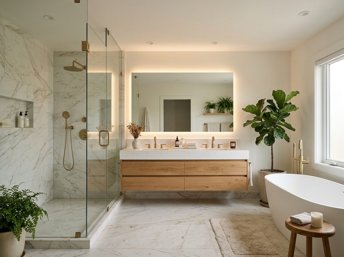 Spa Master Bathroom — Bathrooms project in Camarillo, CA